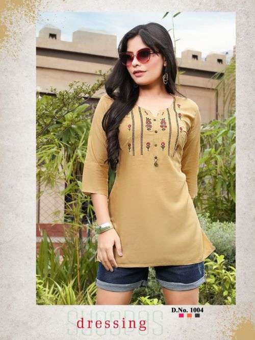 Trendy Honey Vol 2 Catalog Party Wear Western Top Wholesale