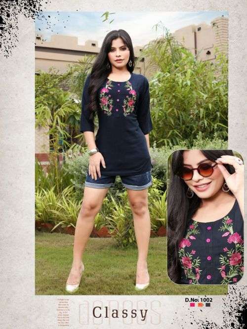 Trendy Honey Vol 2 Catalog Party Wear Western Top Wholesale