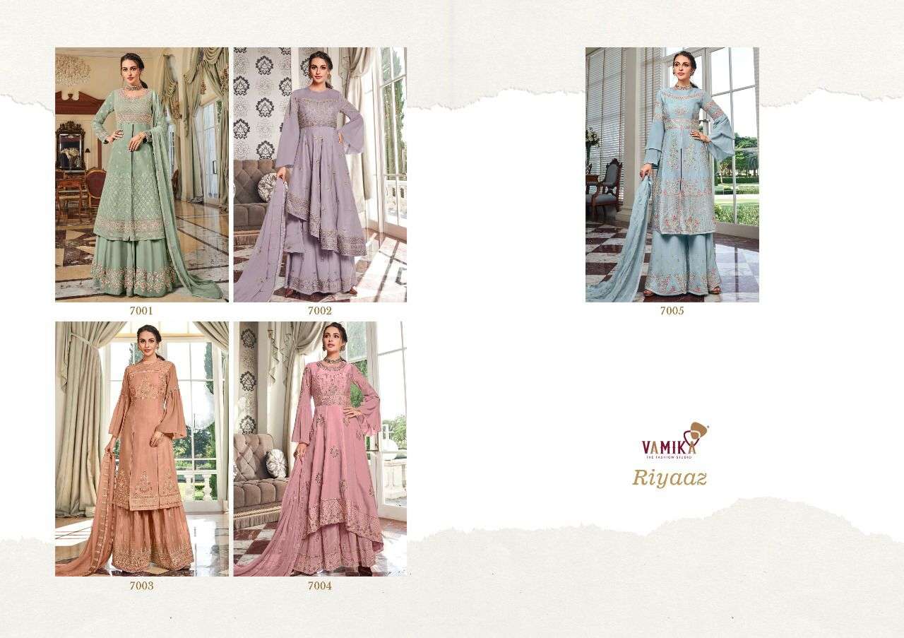 Vamika Riyaaz Catalog Exclusive Wear Designer Ready Made Salwar Suits Wholesale