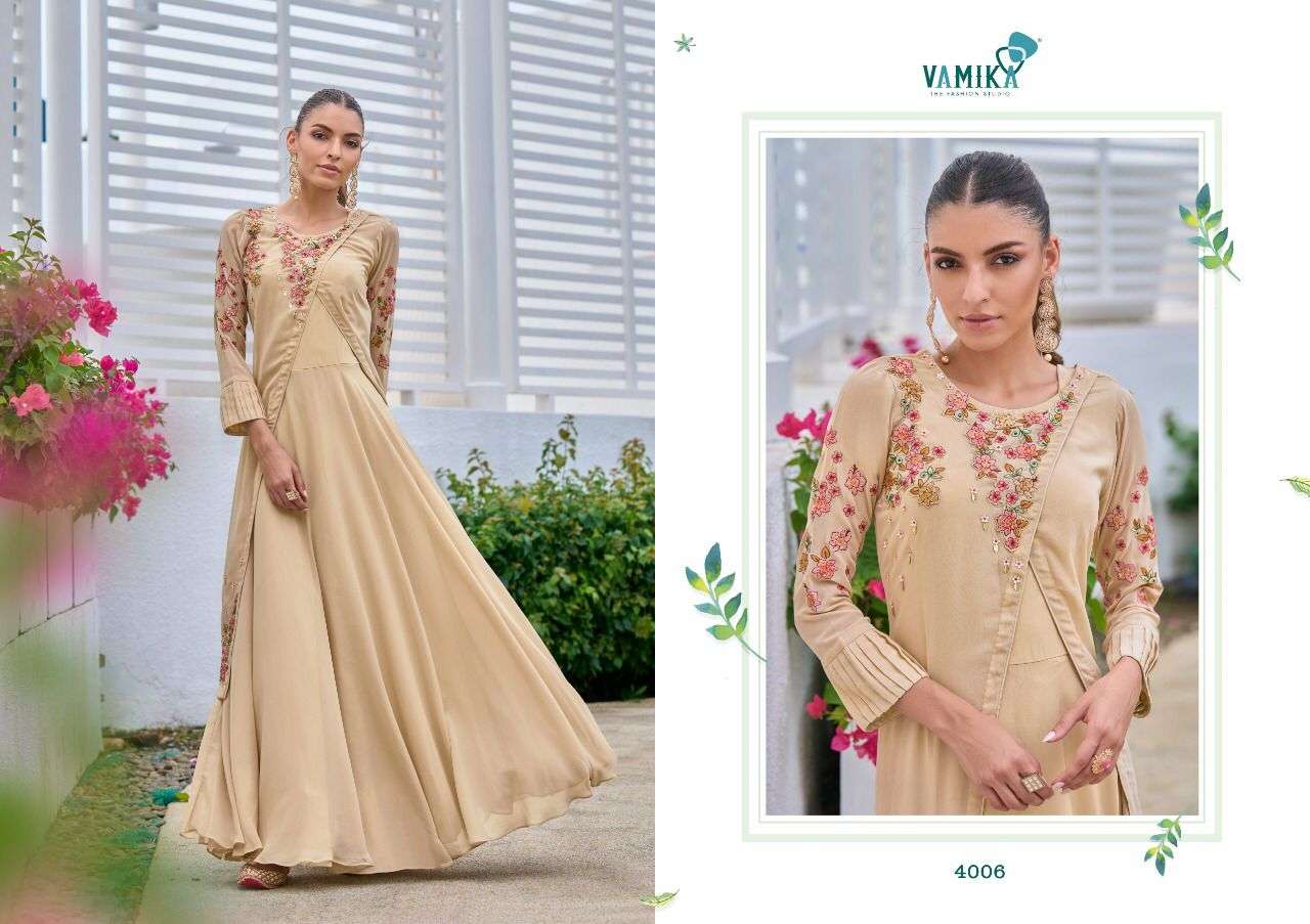Vamika Sofiyan Catalog Exclusive Super Hit Designer Gown Wholesale
