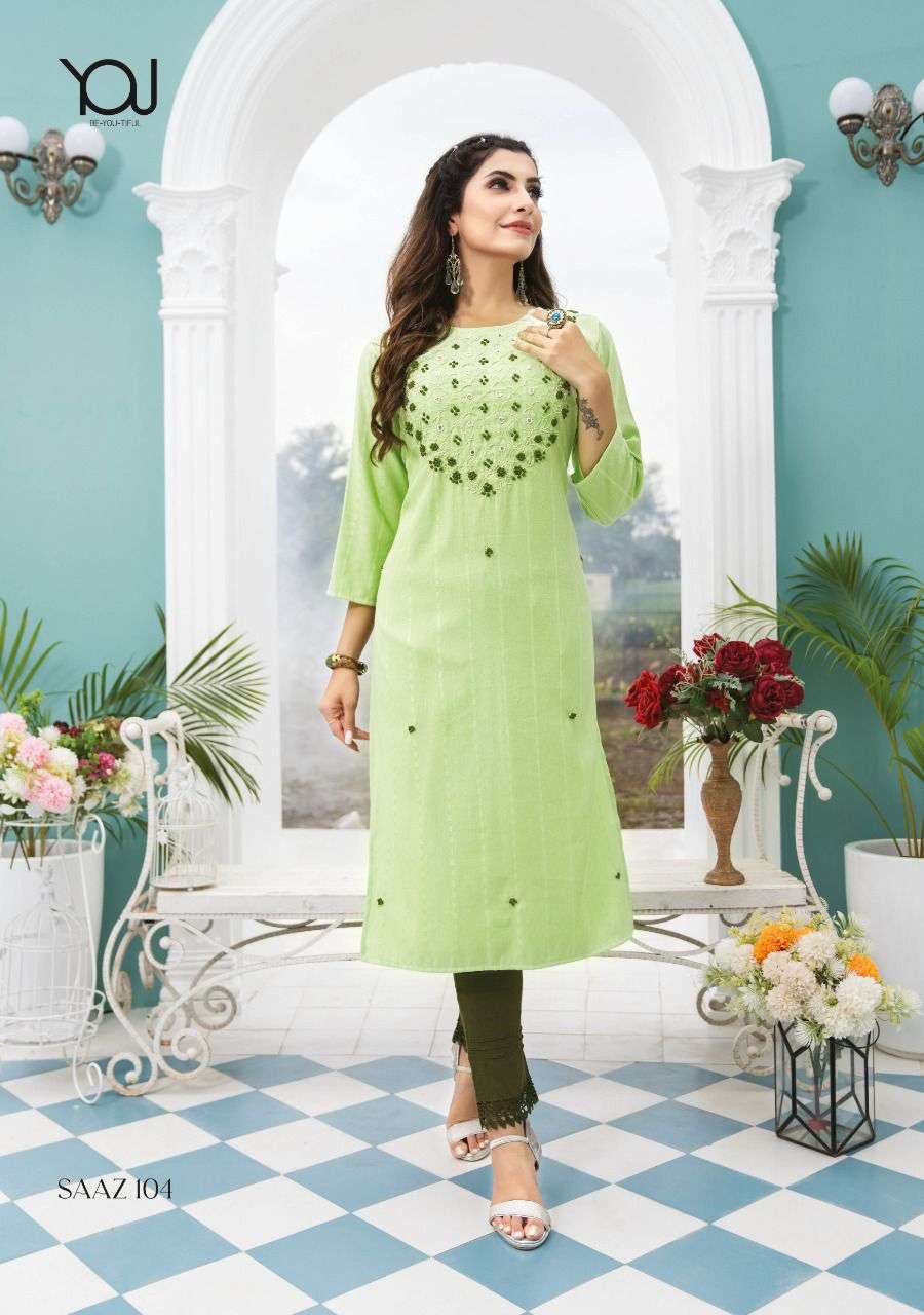 Wanna Saaz Vol 2 Catalog Fancy Embroidery Kurti With Bottom Wholesale