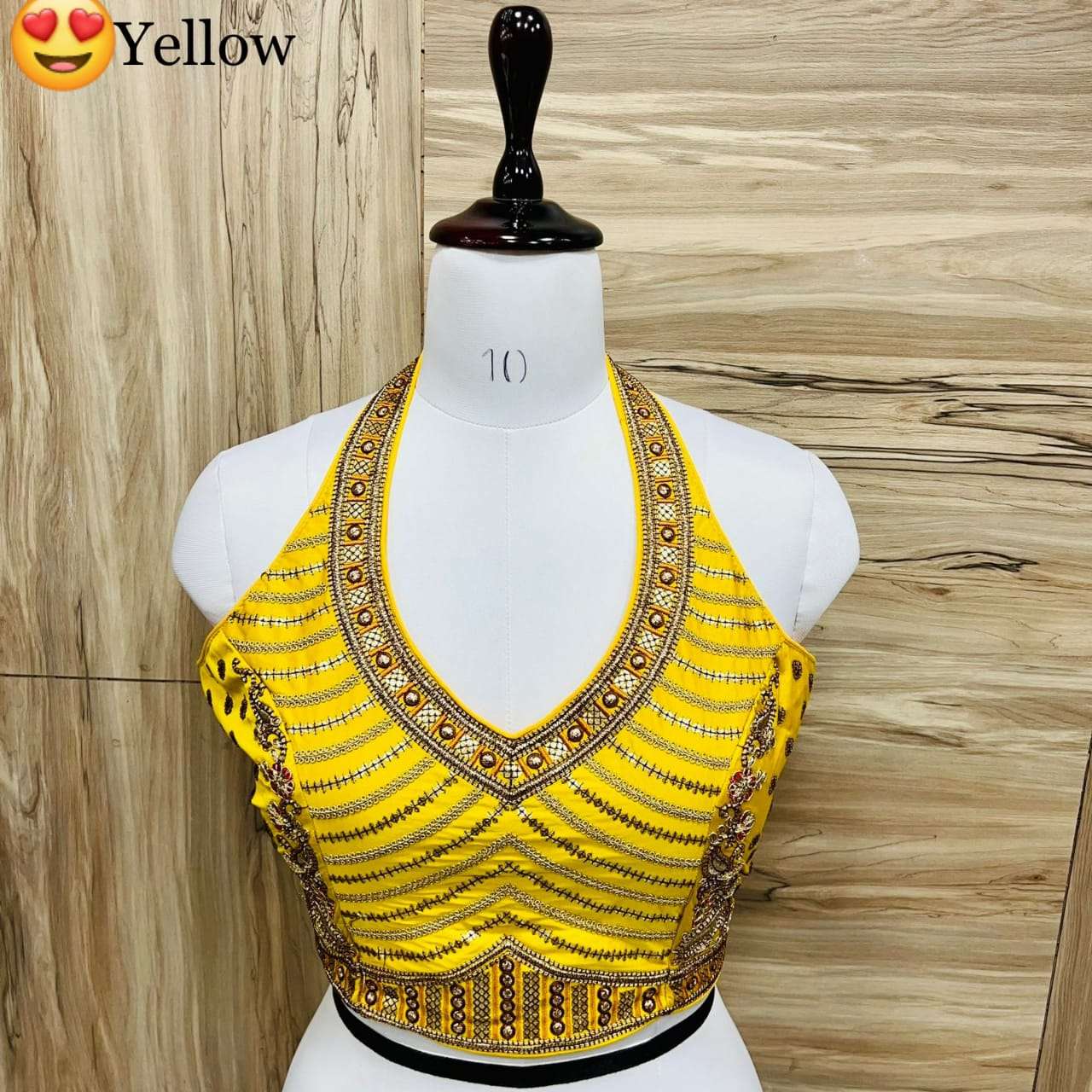 Western Look halter Neck Codding Sequence With Multy Thread Blouse Wholesale