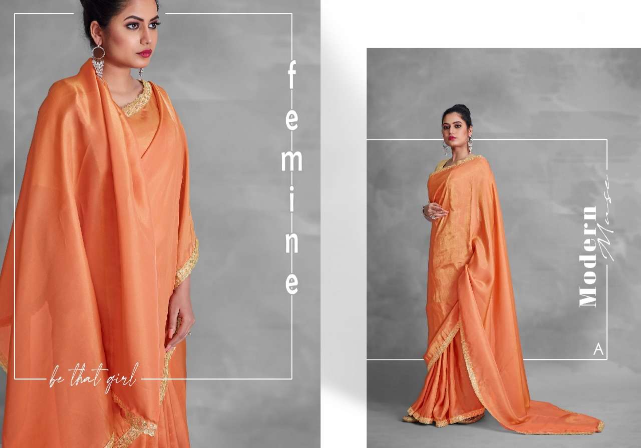 Ynf Aamran Catalog Organza Satin Festive Wear Sarees Wholesale
