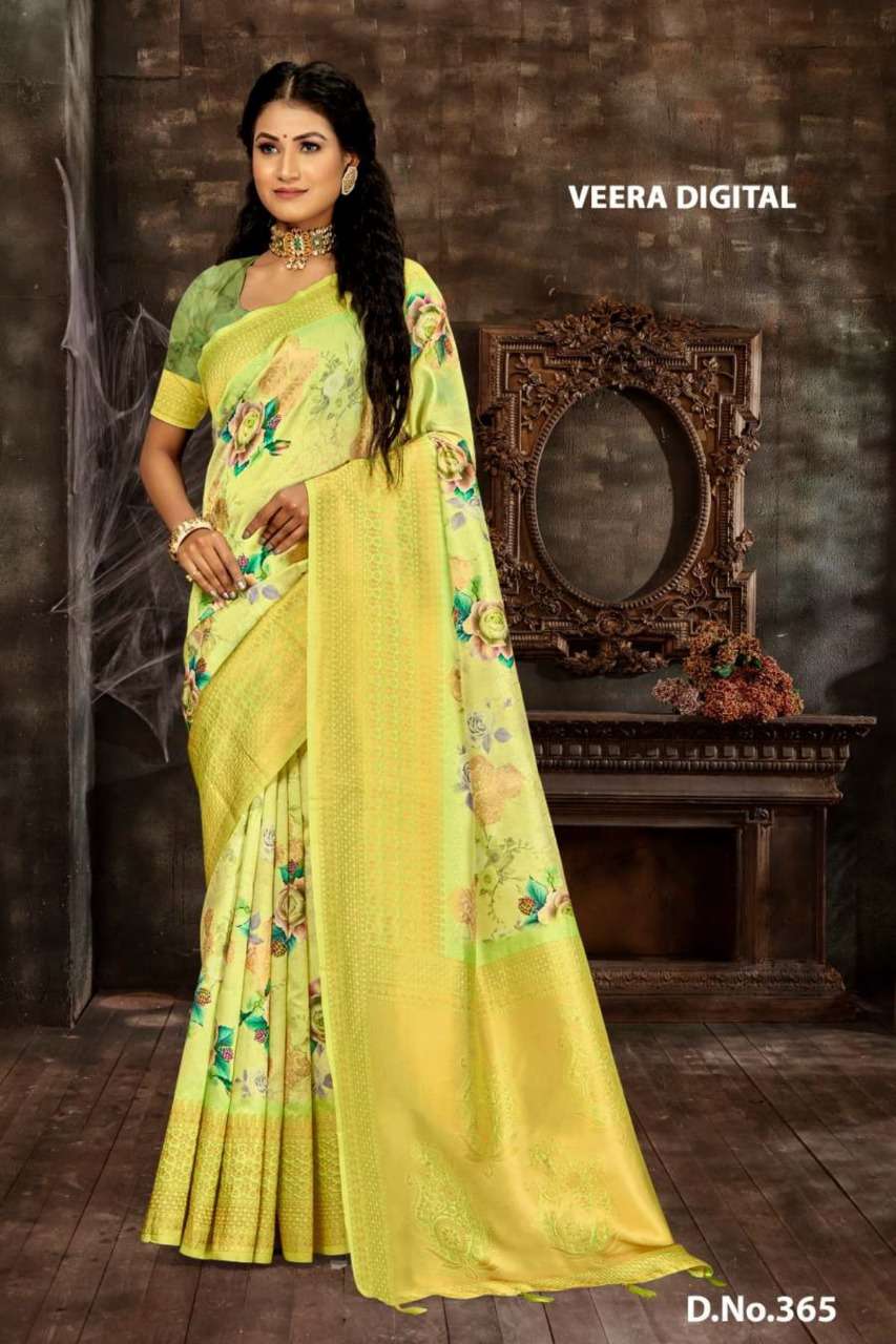 Ynf Veera Digital Catalog Banarasi Jacquard Sarees Wholesale