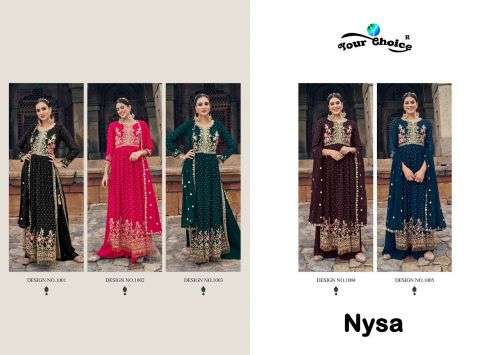 Your Choice Nysa Catalog Festive Wear Wholesale Designer Salwar Suits