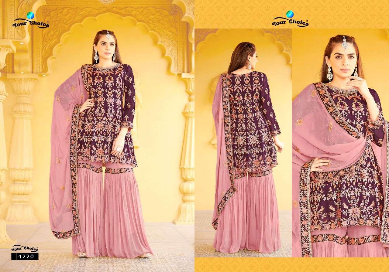 Your Choice Olympia Catalog Georgette Wear Wholesale Pakistani Salwar Suits
