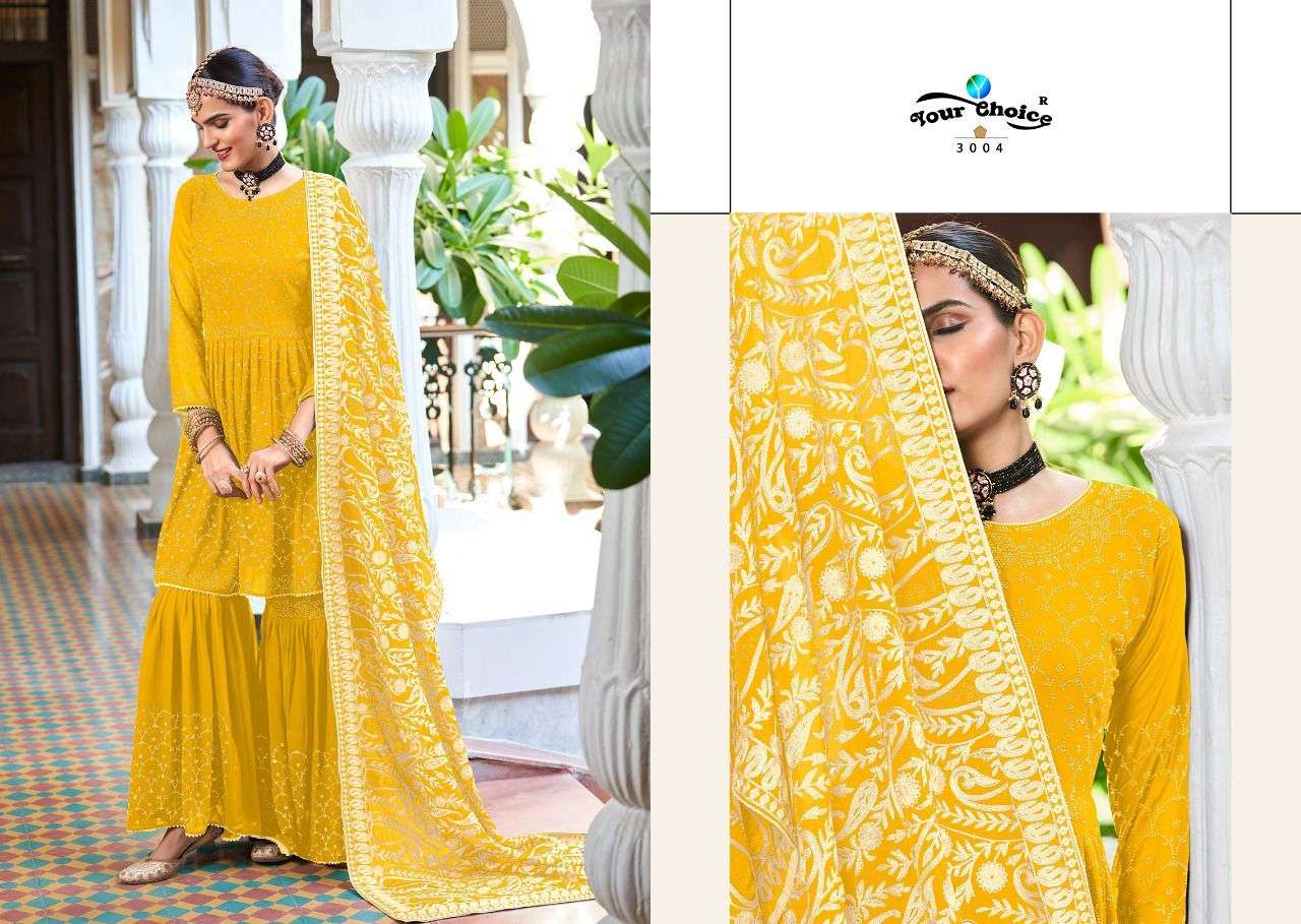 Your Choice Rajori Catalog Georgette Ready Made Salwar Suits