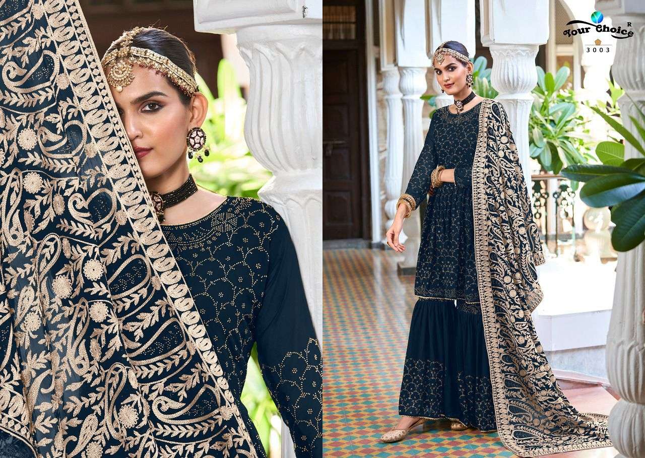 Your Choice Rajori Catalog Georgette Ready Made Salwar Suits