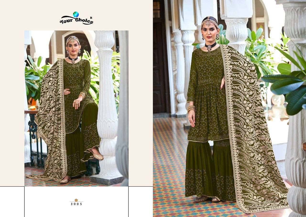 Your Choice Rajori Catalog Georgette Ready Made Salwar Suits