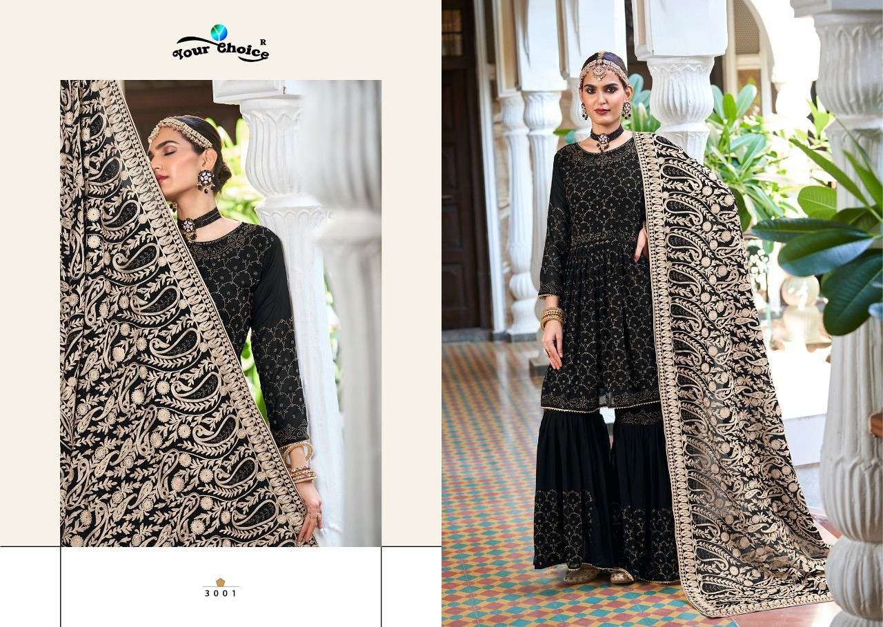 Your Choice Rajori Catalog Georgette Ready Made Salwar Suits