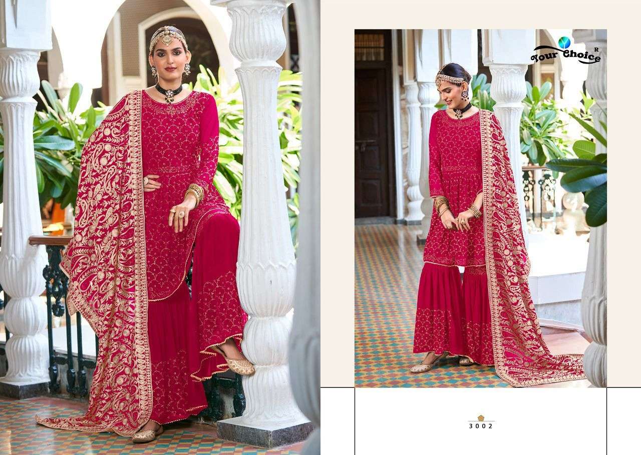 Your Choice Rajori Catalog Georgette Ready Made Salwar Suits