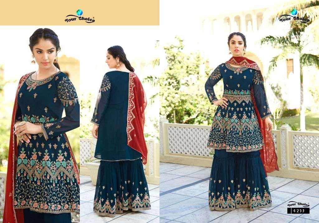 Your Choice Zaira Catalog Heavy Embroidery Pakistani Salwar Suits Wholesale