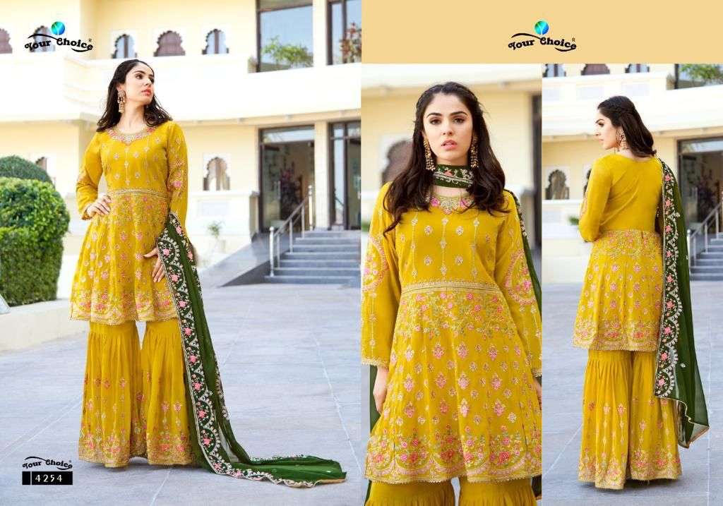 Your Choice Zaira Catalog Heavy Embroidery Pakistani Salwar Suits Wholesale