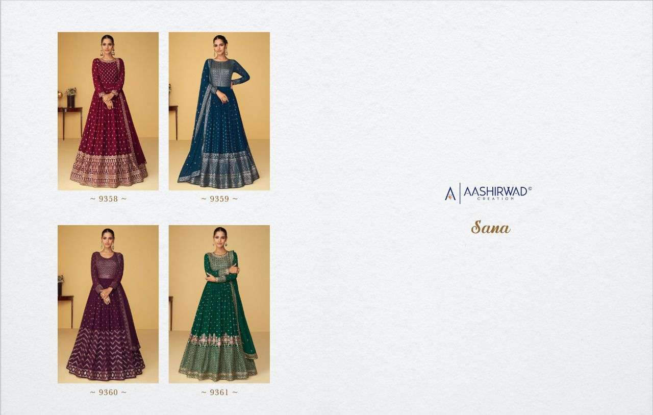 Aashirwad Gulkand Sana Catalog Festival Wear Designer Salwar Kameez Wholesale
