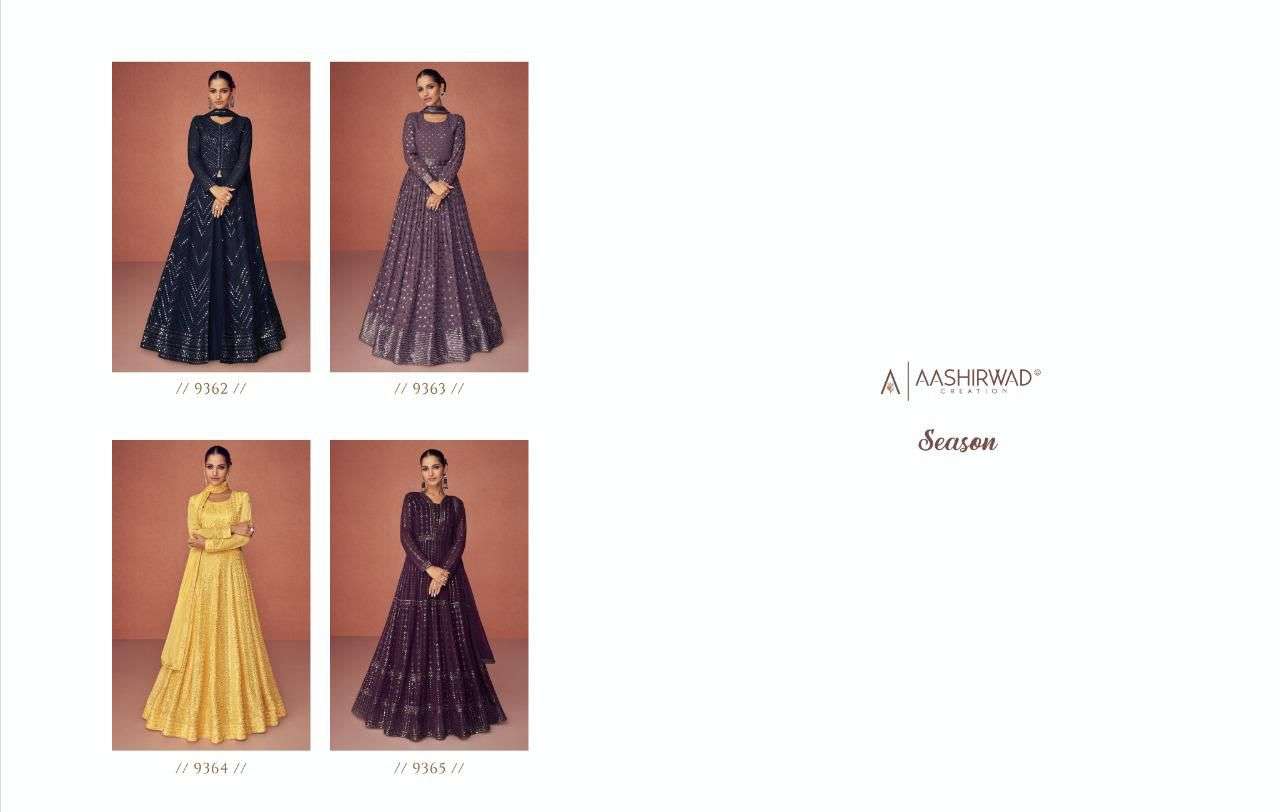 Aashirwad Gulkand Season Catalog Designer Wear Salwar Suits Wholesale