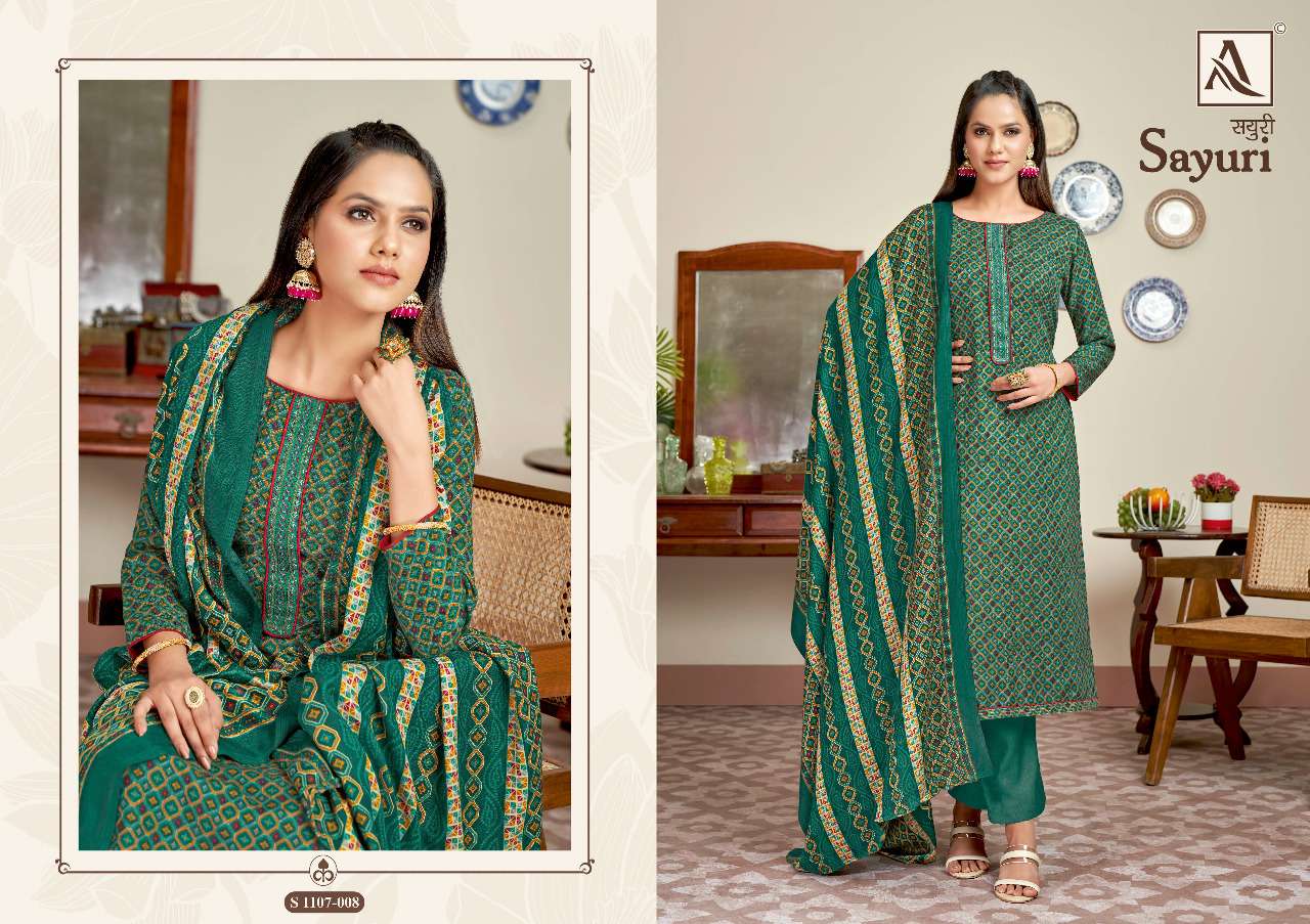 Alok Sayuri Catalog Pure Pashmina Dress Materials Wholesale