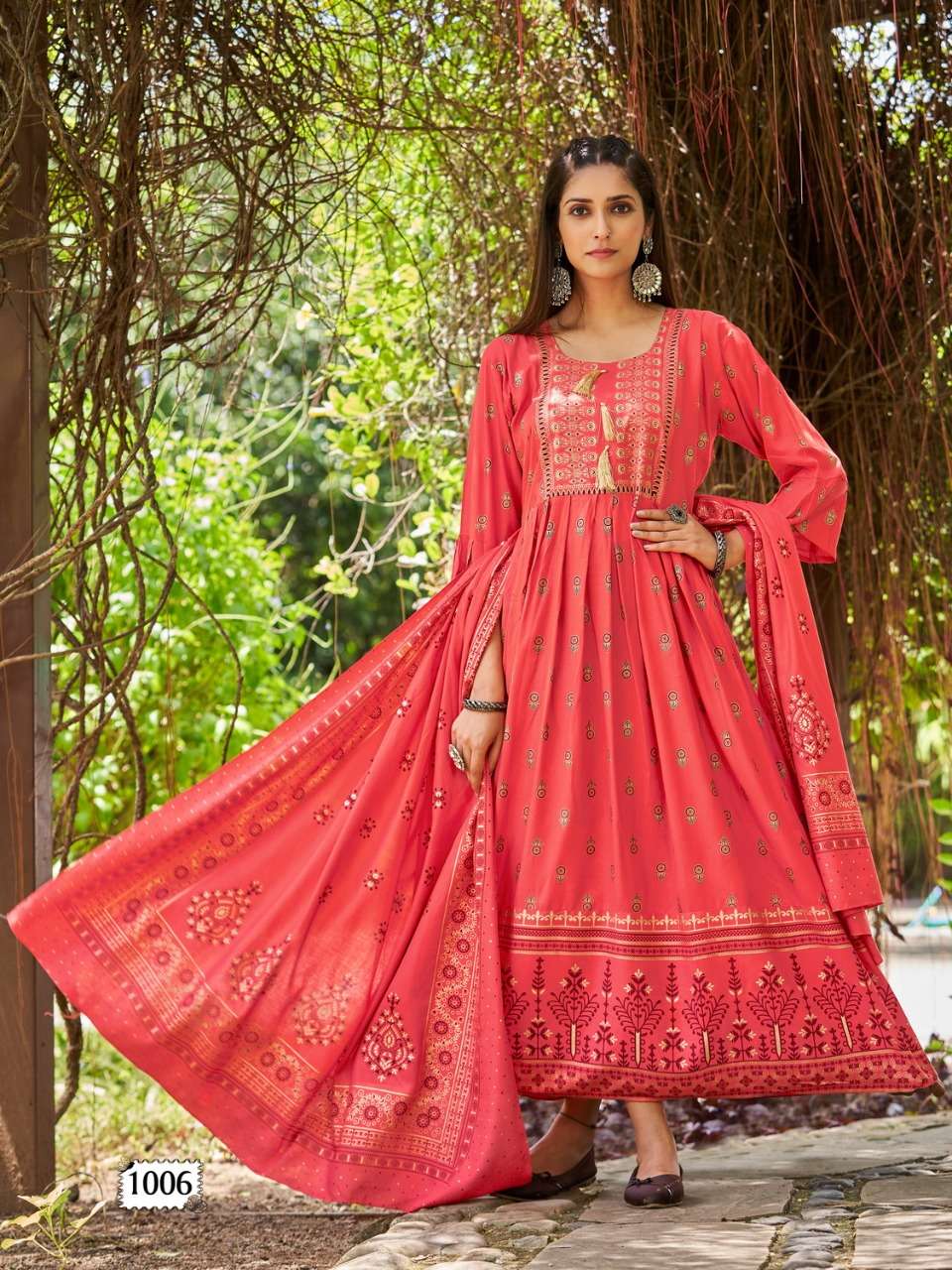 Banwery Arabic Kuthu Vol 3 Catalog Heavy Rayon With Foil Print Kurti With Dupatta Wholesale