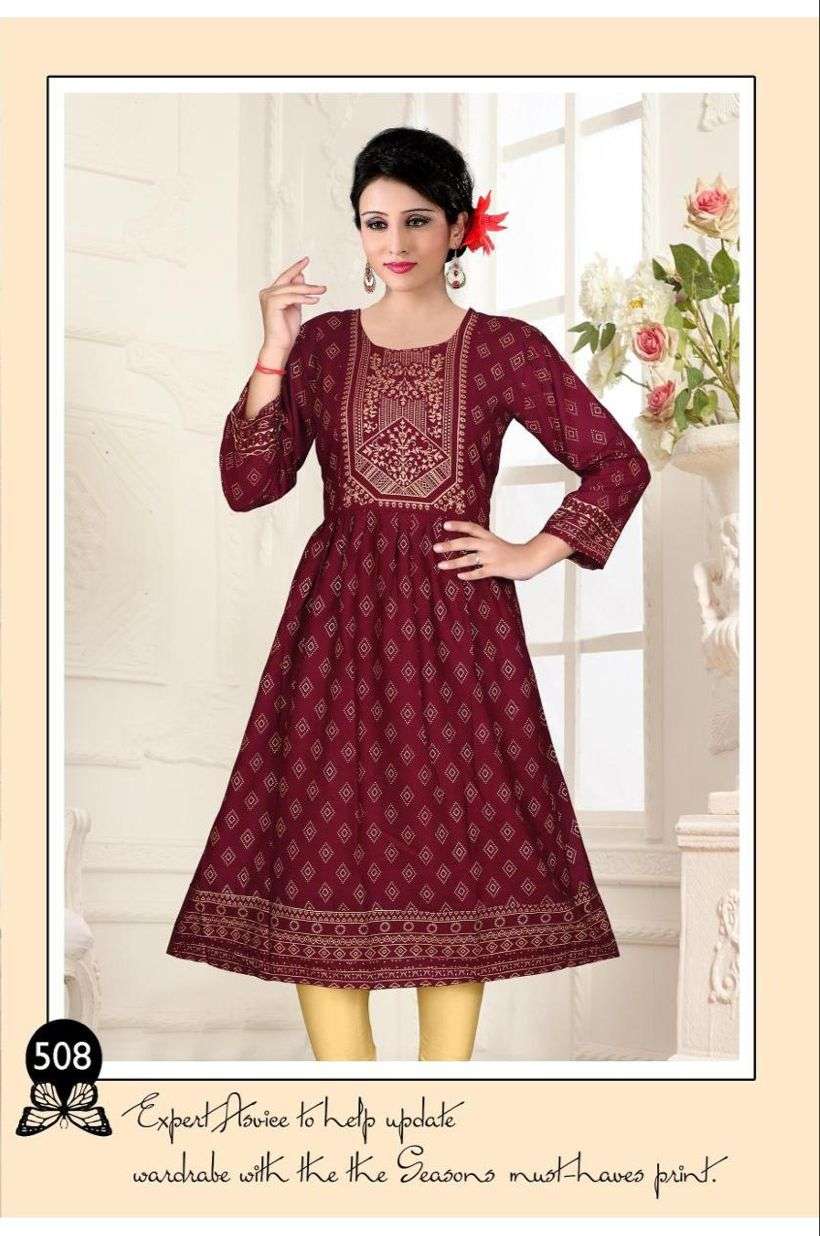 Beauty Queen Alfaaz Vol 5 Catalog Party Wear Designer Long Anarkali Kurtis  Wholesale