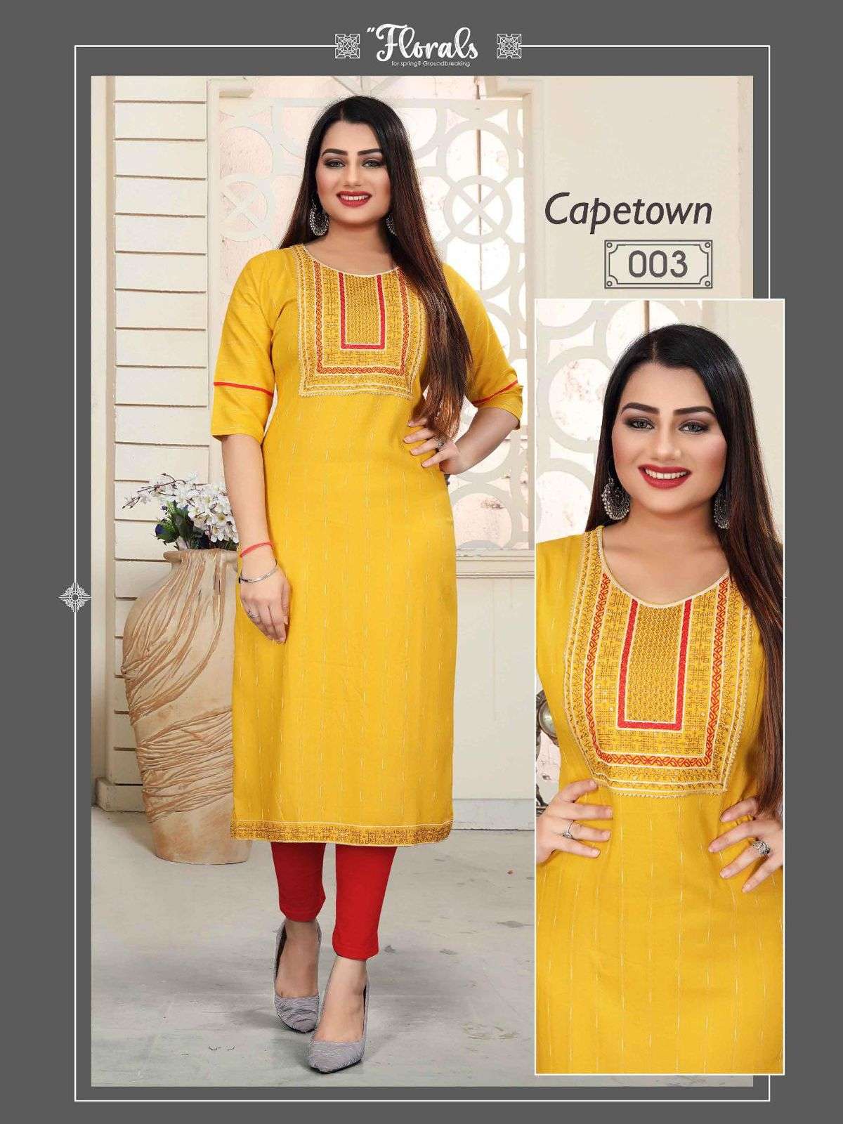 Beauty Queen Capetown Vol 2 Catalog Fancy Heavy Rayon Kurtis Wholesale