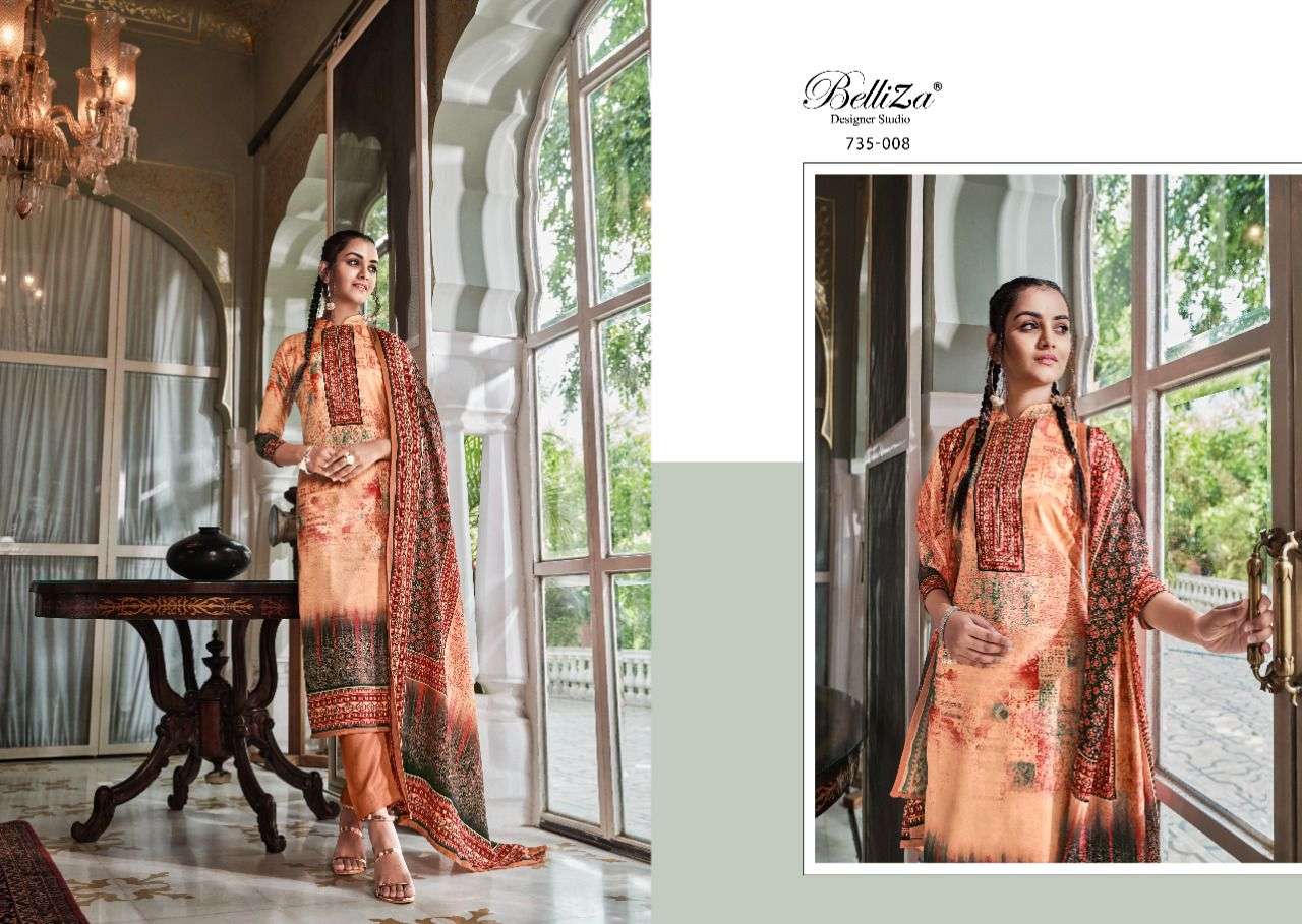 Belliza Nisarg Catalog Premium Wear Woollen Pashmina Dress Materials Wholesale