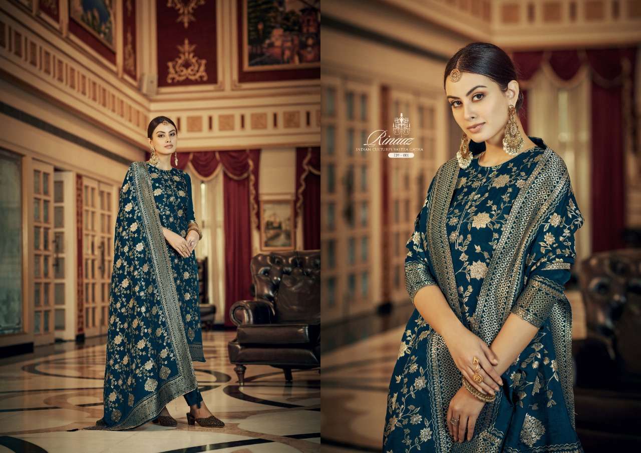 Belliza Rinaaz Catalog Ready Made Viscose Designer Dress Materials Wholesale