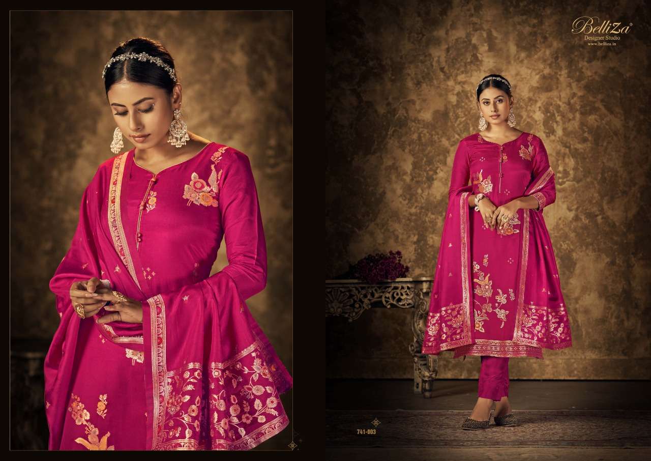 Belliza Saarang Catalog Ready Made Exclusive Wear Dress Materials Wholesale