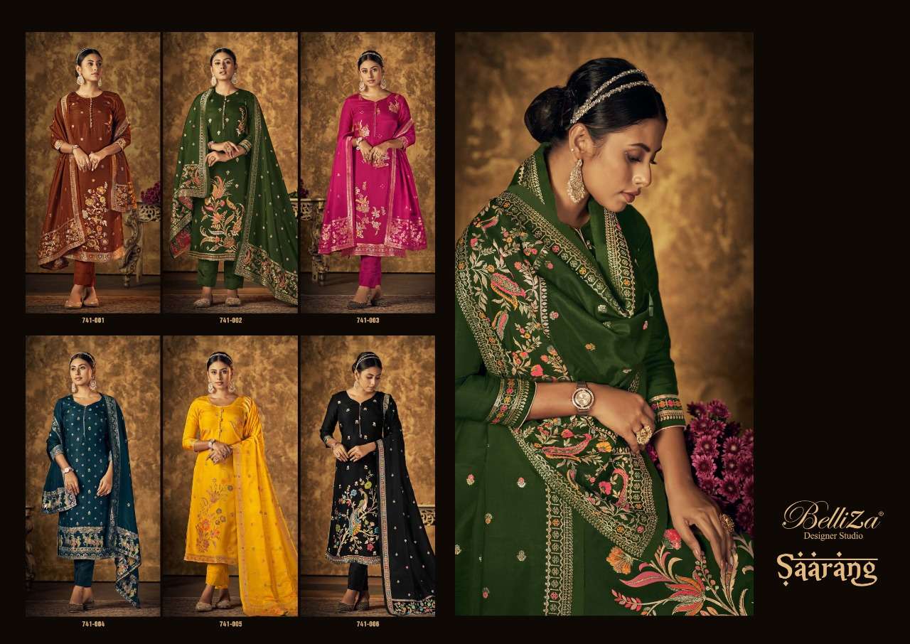 Belliza Saarang Catalog Ready Made Exclusive Wear Dress Materials Wholesale
