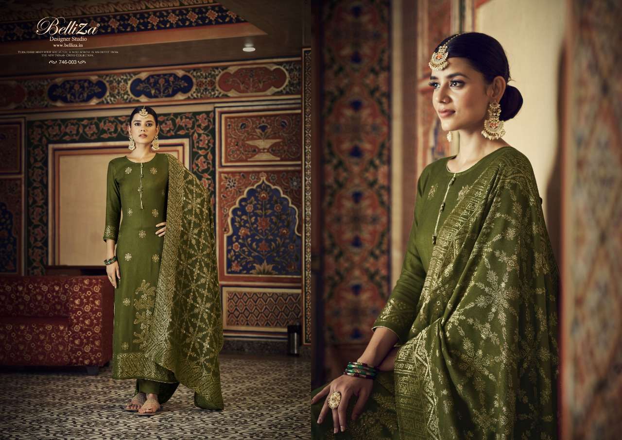 Belliza Shayarana Catalog Premium Wear Woollen Dress Materials Wholesale