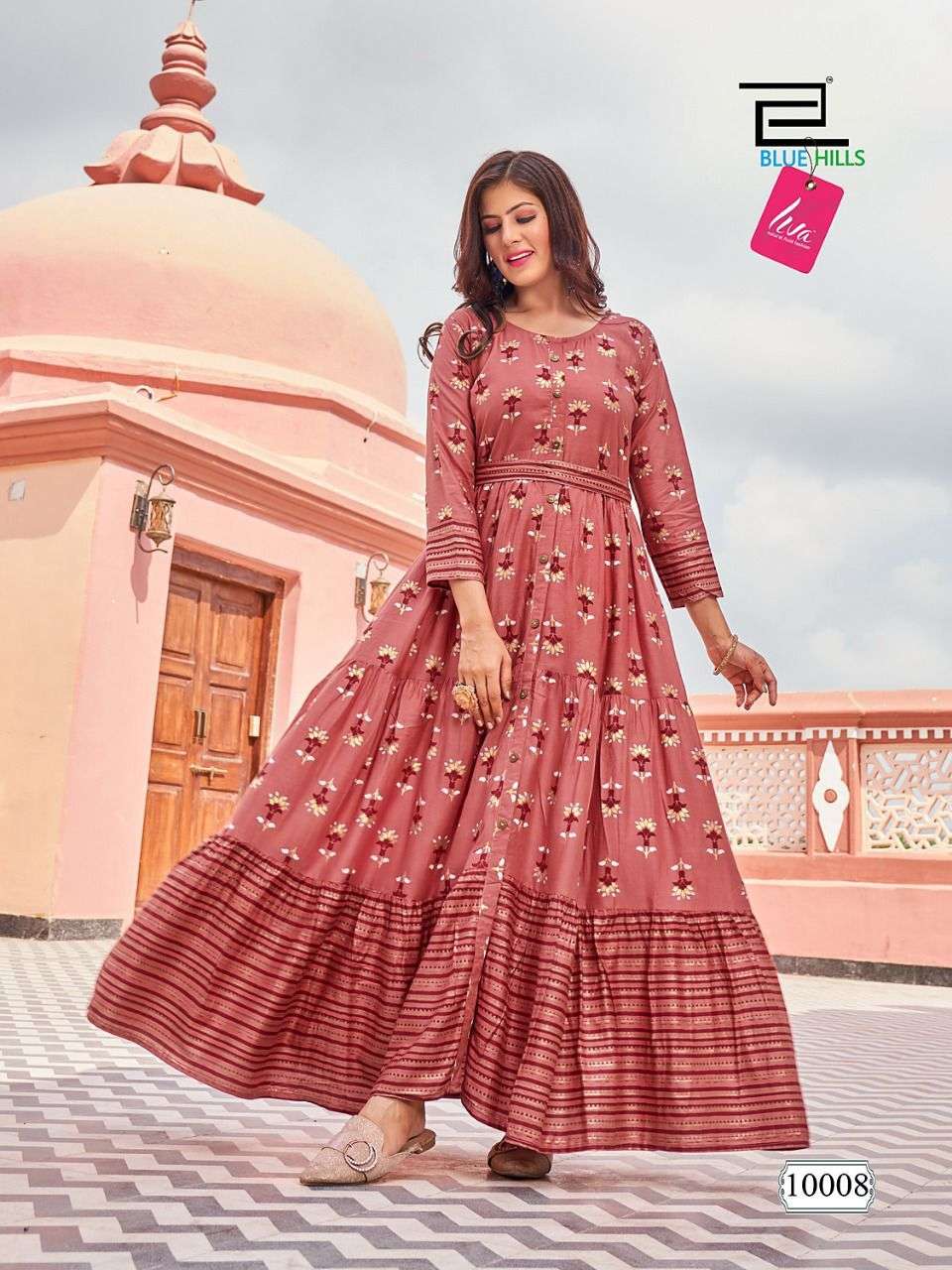 Blue Hills Florencia Vol 10 Catalog Fancy Wear Anarkali Kurtis Wholesale