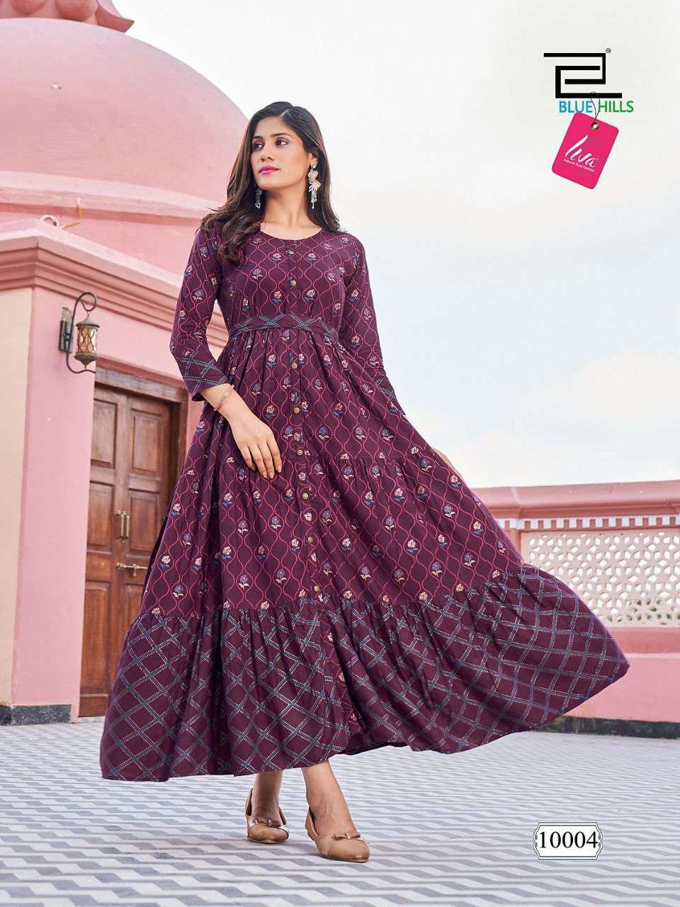 Blue Hills Florencia Vol 10 Catalog Fancy Wear Anarkali Kurtis Wholesale
