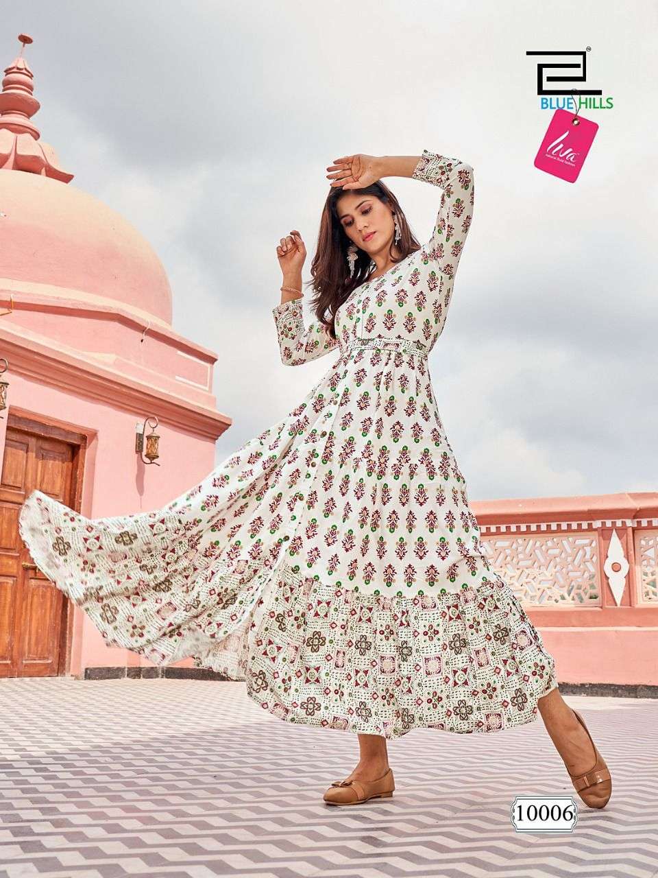 Blue Hills Florencia Vol 10 Catalog Fancy Wear Anarkali Kurtis Wholesale