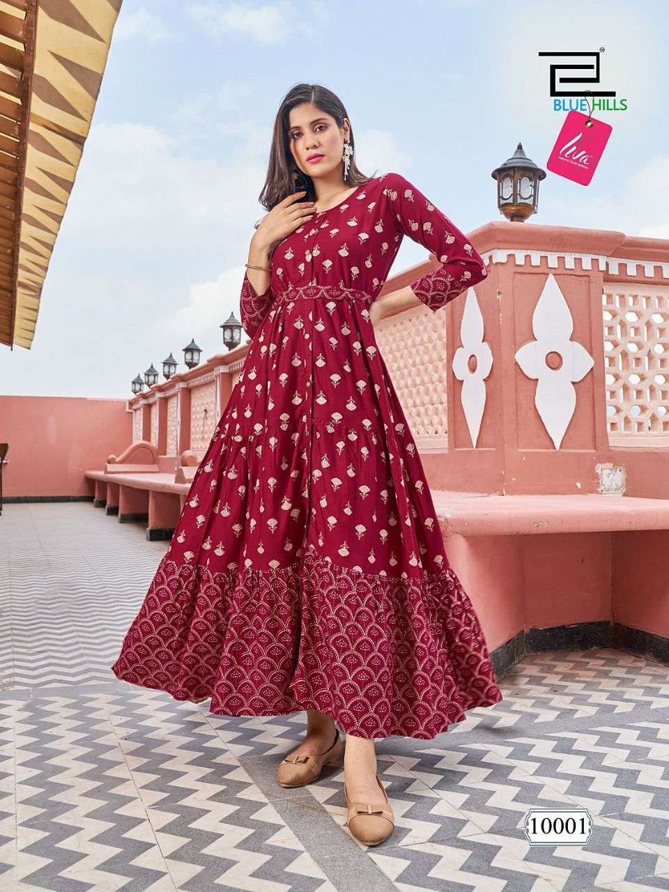 Blue Hills Florencia Vol 10 Catalog Fancy Wear Anarkali Kurtis Wholesale