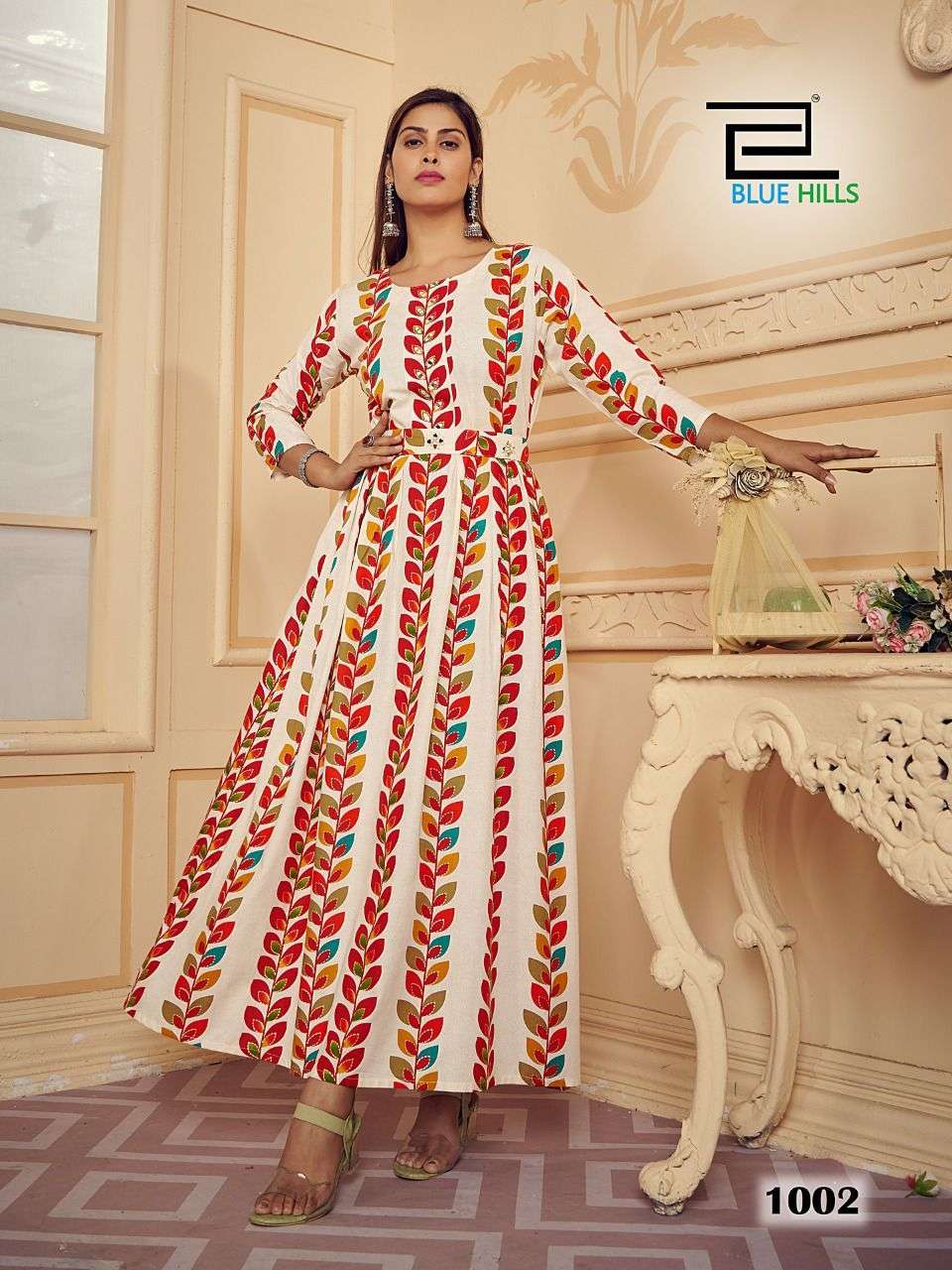 Blue Hills Rose Vol 1 Catalog Rayon Wear Designer Kurtis Wholesale