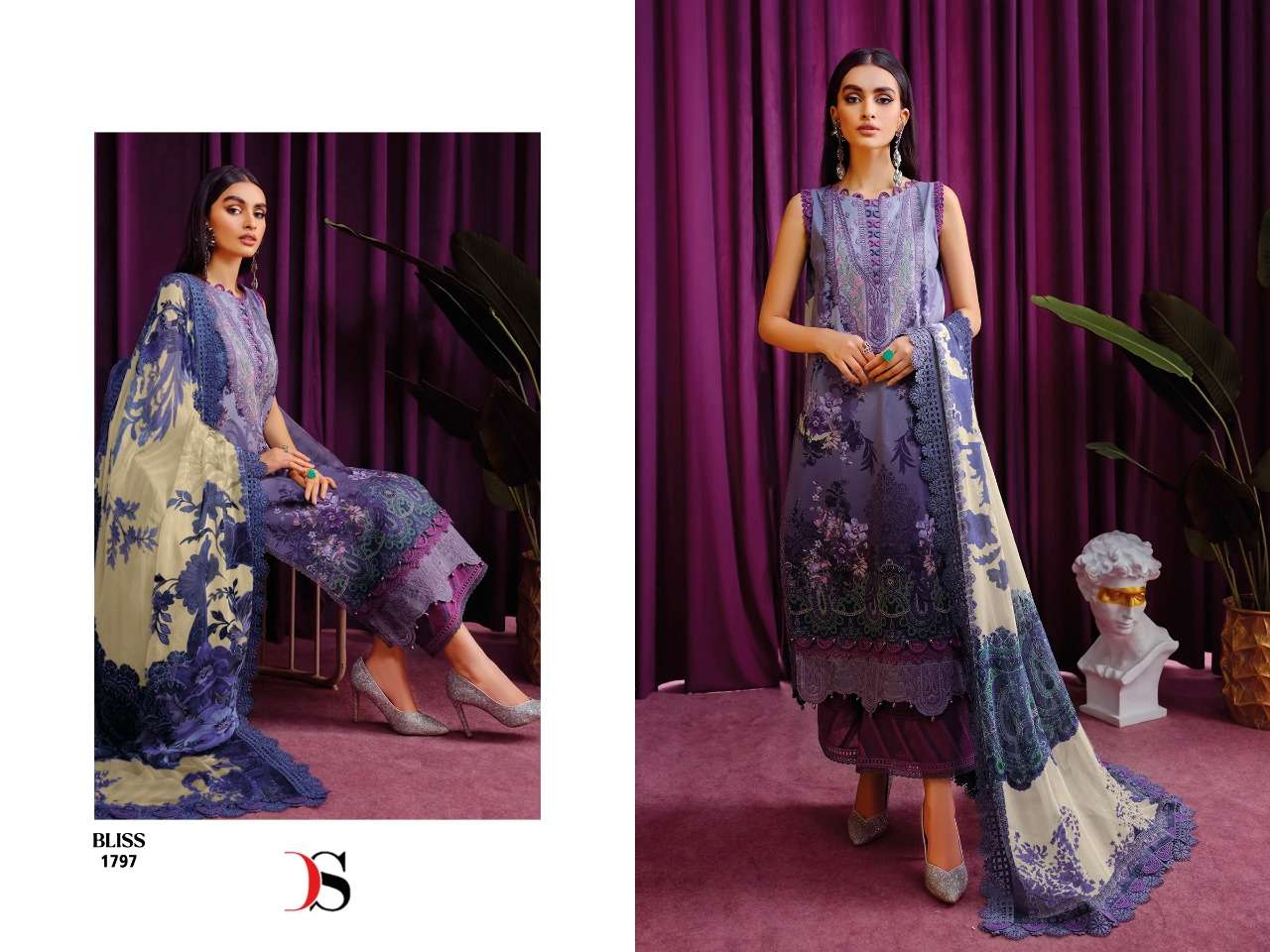 Deepsy Bliss Vol 4 Kiki Catalog Pashmina Wear Pakistani Salwar Suits Wholesale