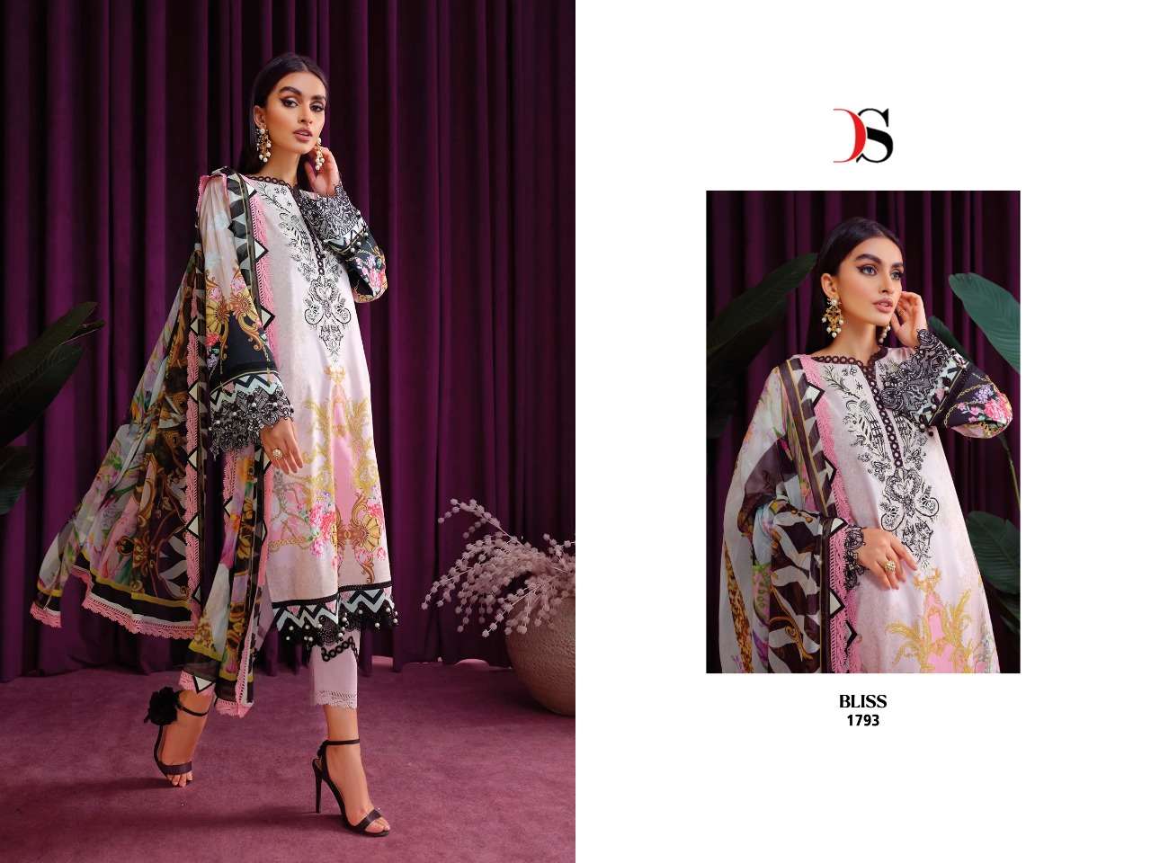 Deepsy Bliss Vol 4 Kiki Catalog Pashmina Wear Pakistani Salwar Suits Wholesale