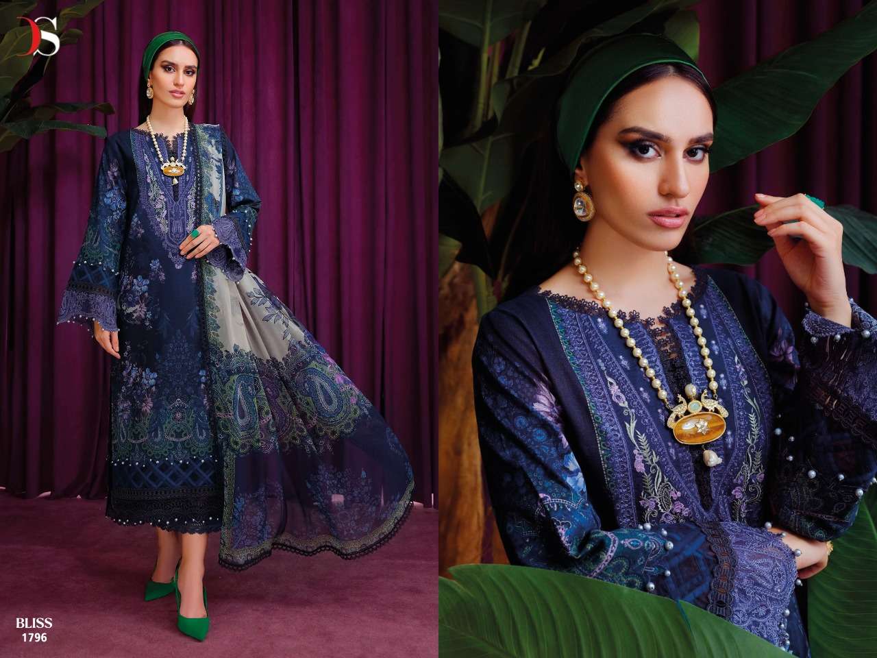 Deepsy Bliss Vol 4 Kiki Catalog Pashmina Wear Pakistani Salwar Suits Wholesale