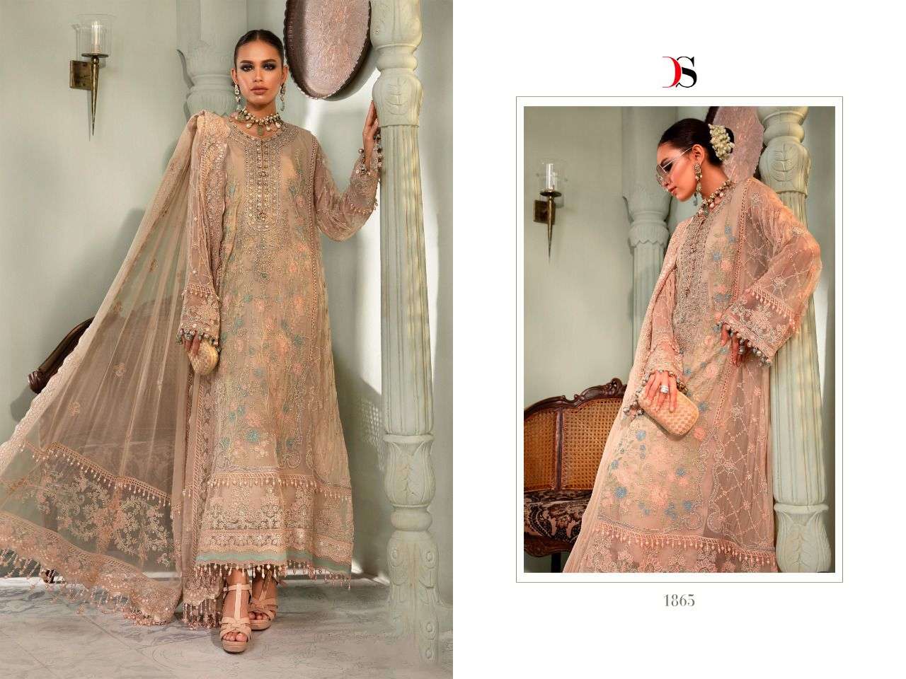 Deepsy Maria B Chiffon Vol 22 Catalog Pakistani Salwar Suits Wholesale