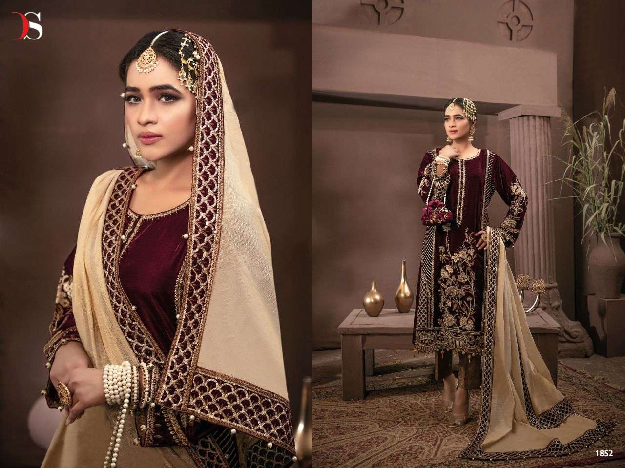Deepsy Rangrasiya Velvet Collection Nx Catalog Pakistani Salwar Suits Wholesale
