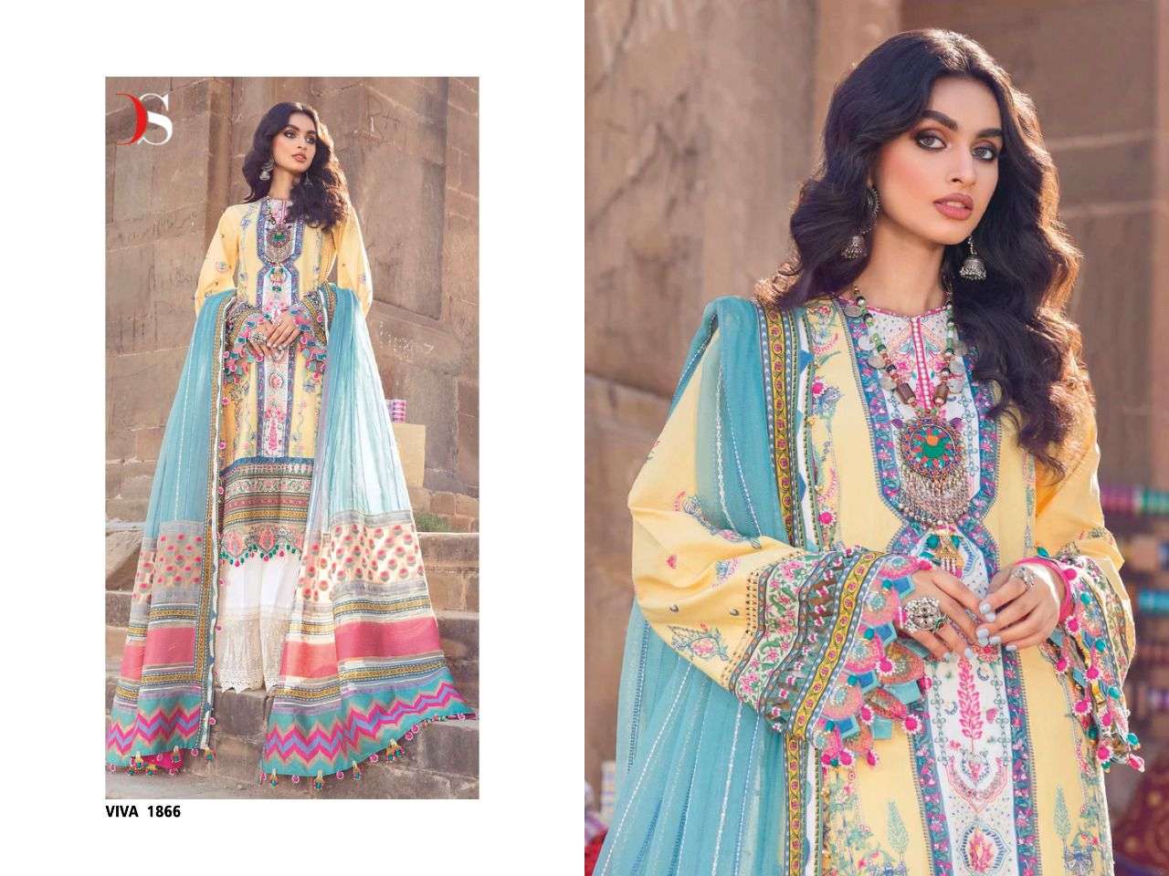 Deepsy Viva Anaya Catalog Embroidery Wear Pakistani Salwar Kameez Wholesale