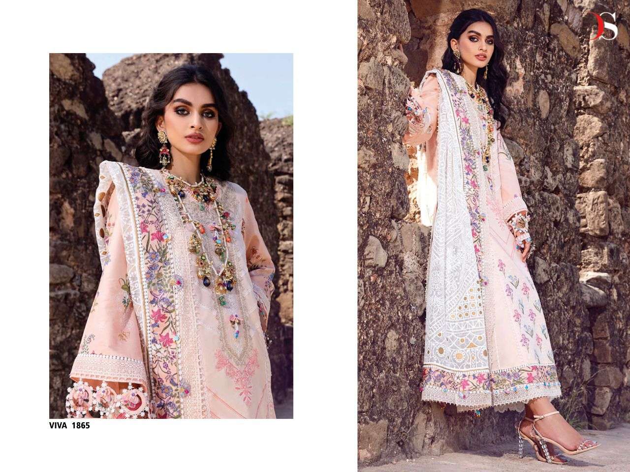 Deepsy Viva Anaya Catalog Embroidery Wear Pakistani Salwar Kameez Wholesale