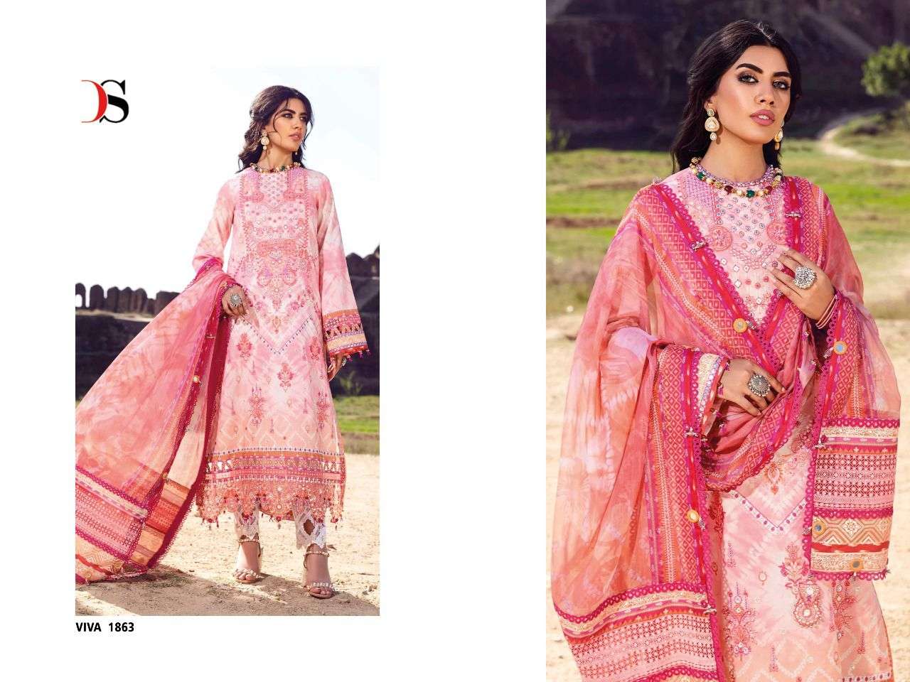 Deepsy Viva Anaya Catalog Embroidery Wear Pakistani Salwar Kameez Wholesale