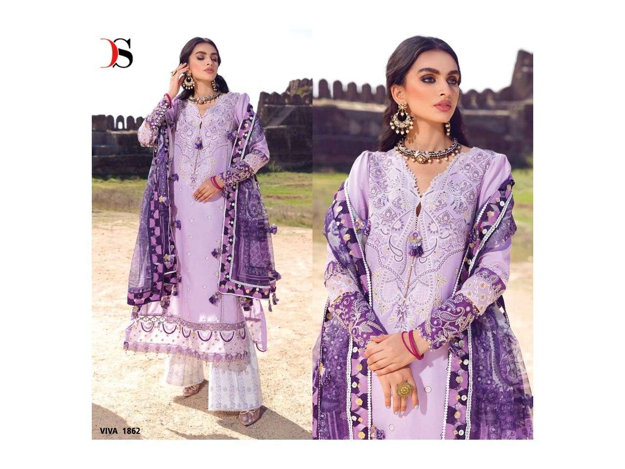 Deepsy Viva Anaya Catalog Embroidery Wear Pakistani Salwar Kameez Wholesale