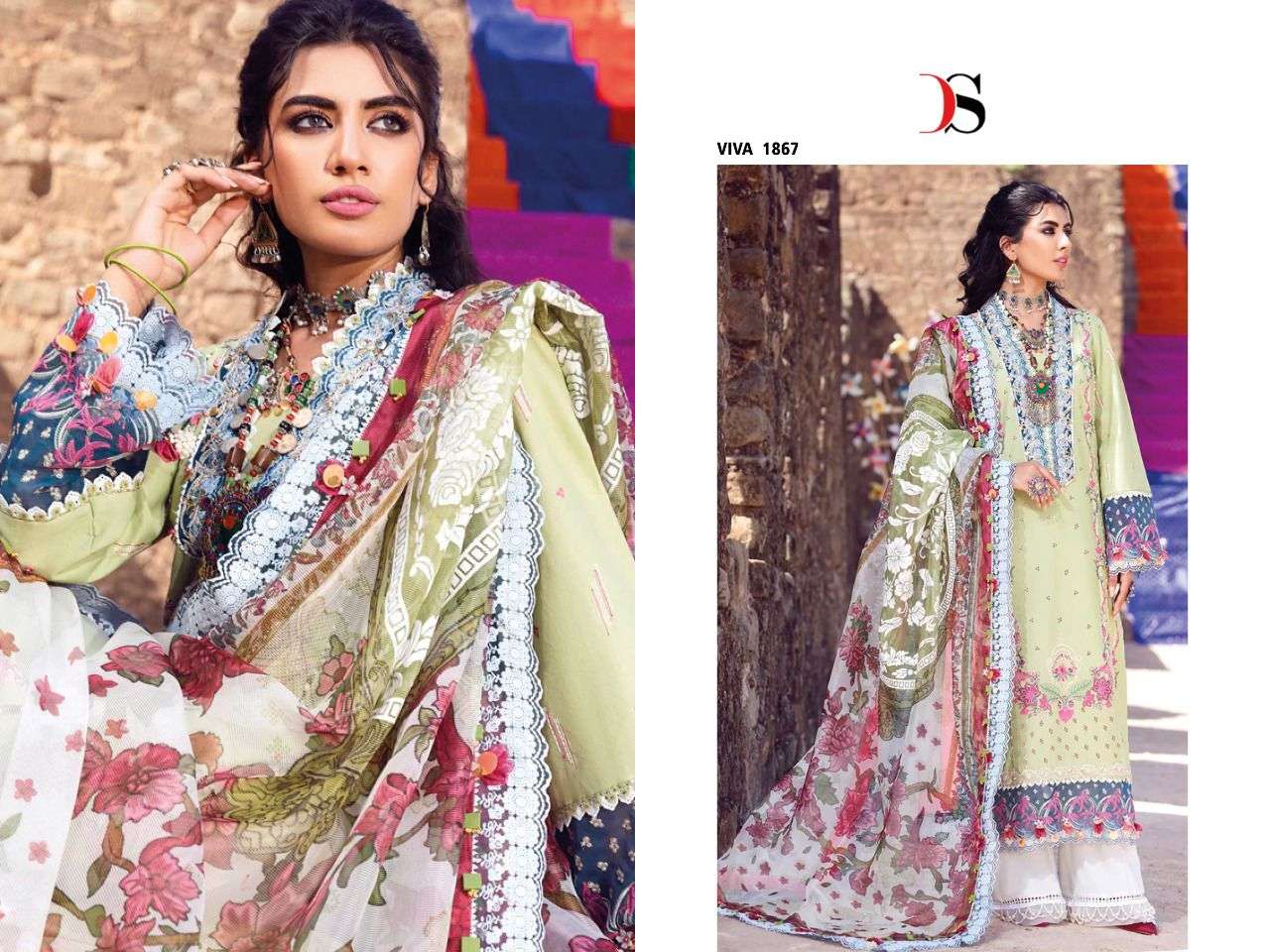 Deepsy Viva Anaya Catalog Embroidery Wear Pakistani Salwar Kameez Wholesale