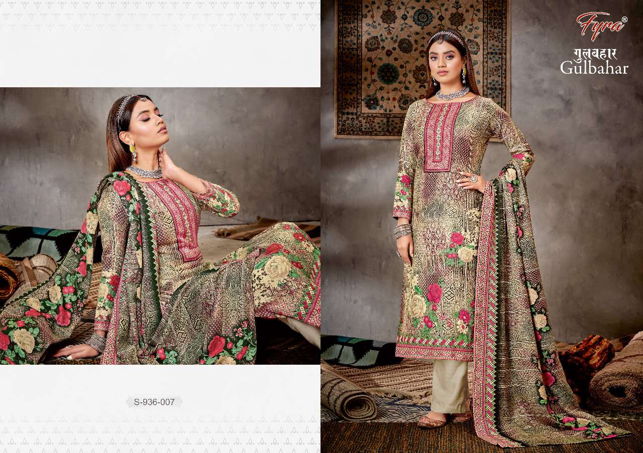 Fyra Gulbahar Catalog Festive Wear Pashmina Dress Materials Wholesale