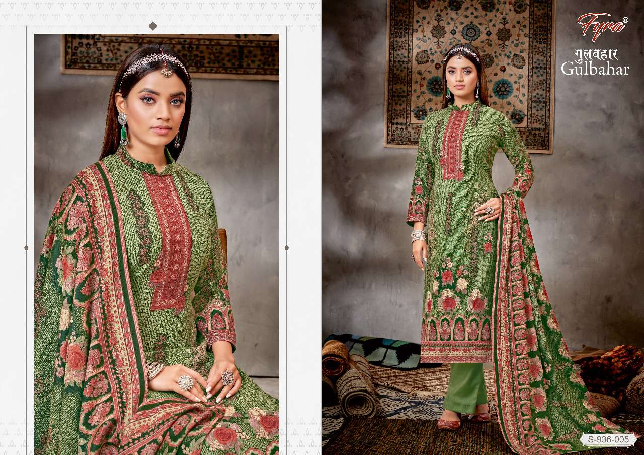 Fyra Gulbahar Catalog Festive Wear Pashmina Dress Materials Wholesale