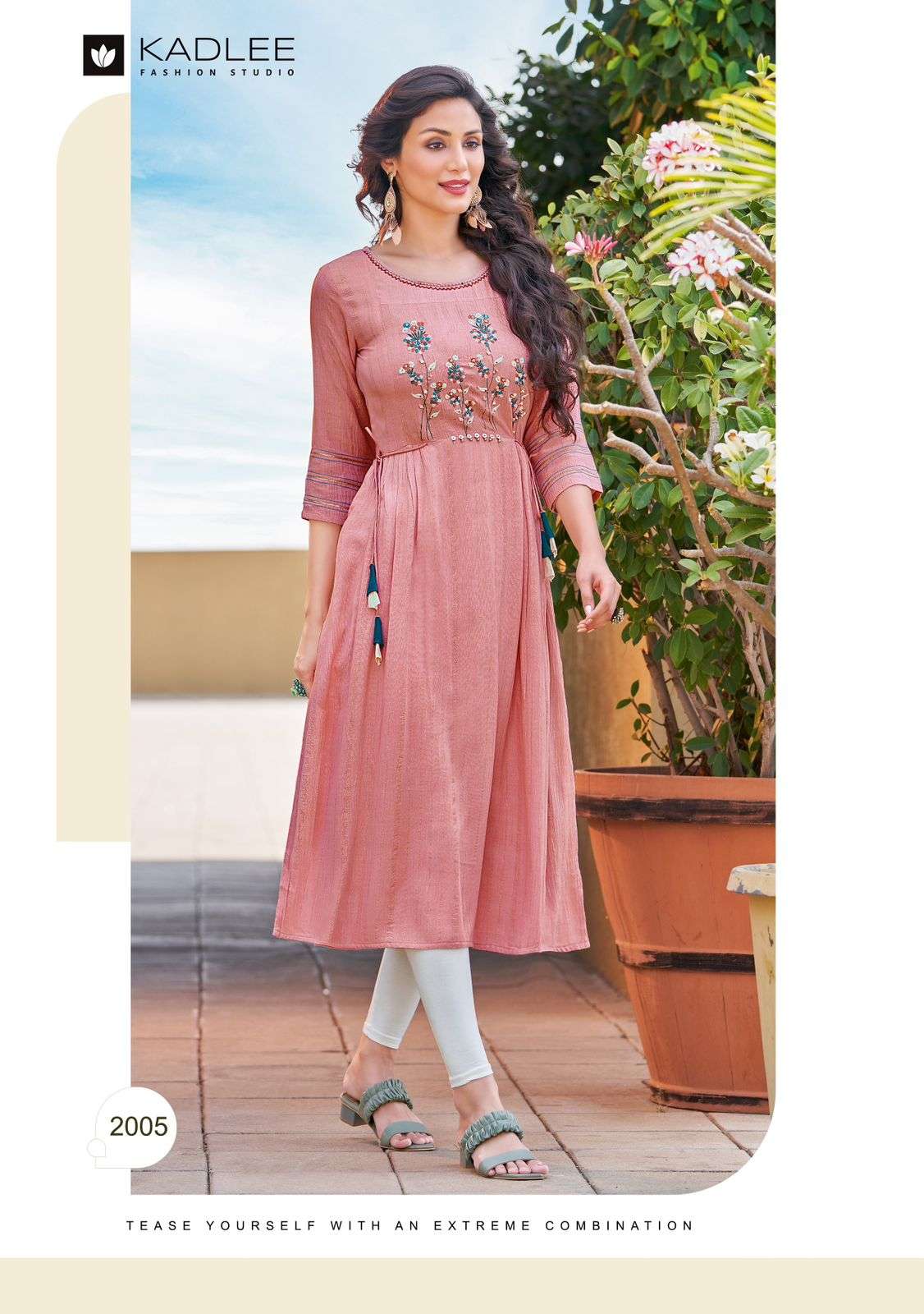 Kadlee Inayat Catalog Fancy Wear Embroidery Kurtis Wholesale