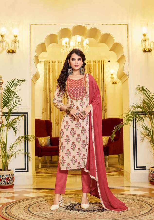 Kajal Style Swagger Vol 1 Catalog Designer Wear Kurti Pant With Dupatta Wholesale