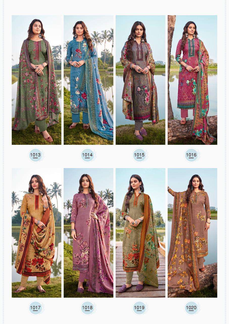 Levisha Afreen Vol 1 Catalog Winter Wear Pashmina Dress Materials Wholesale