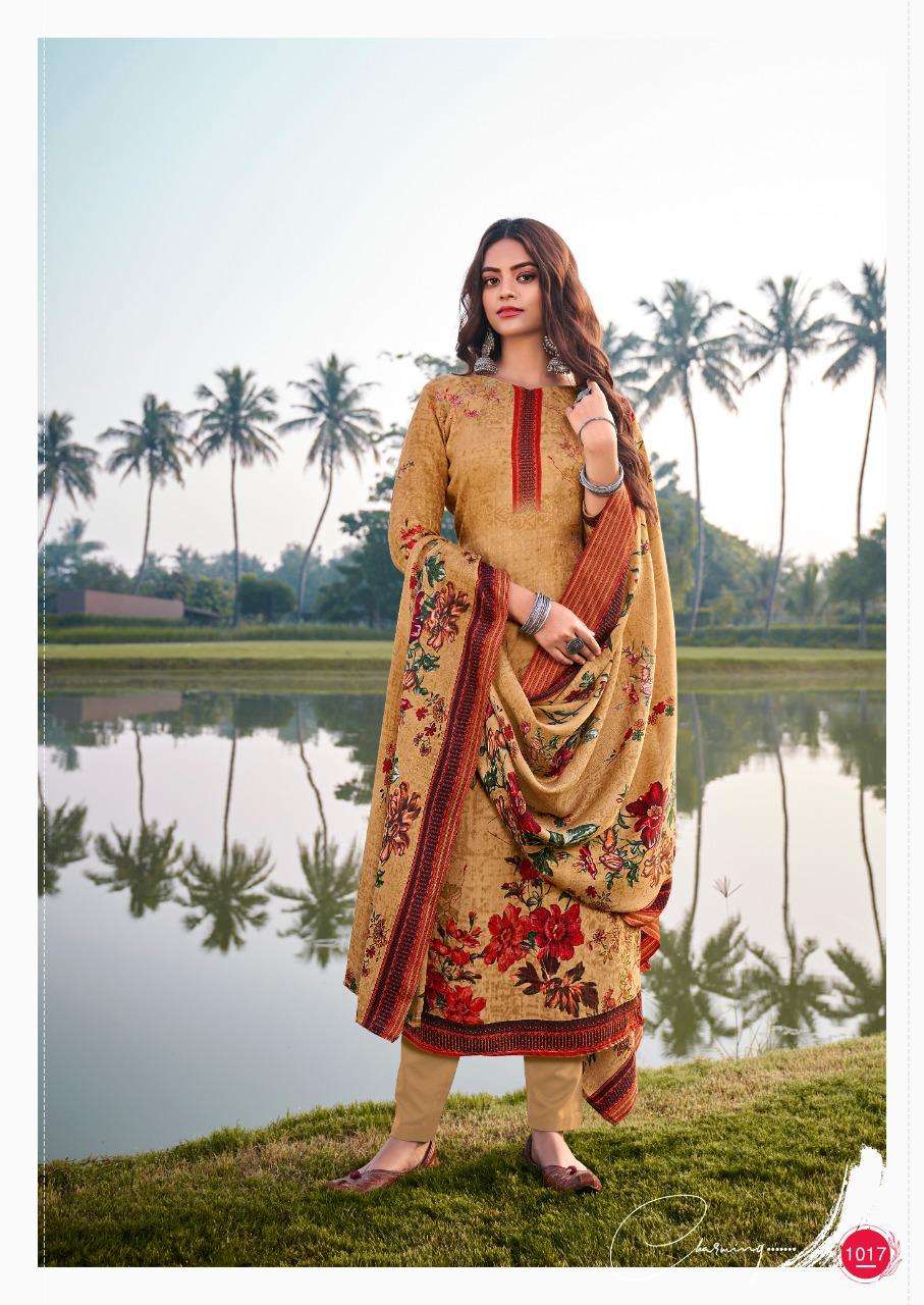 Levisha Afreen Vol 1 Catalog Winter Wear Pashmina Dress Materials Wholesale