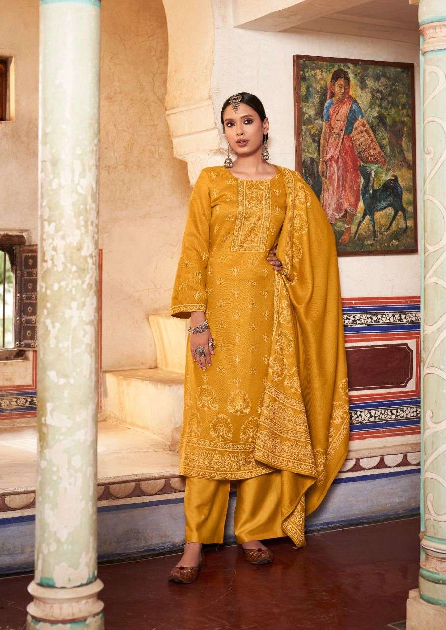 Levisha Alisha Vol 3 Catalog Pashmina Winter Wear Dress Materials Wholesale